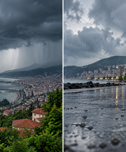 Trabzon'da Yağışlı Hava 1 Ekim'e Kadar Sürecek