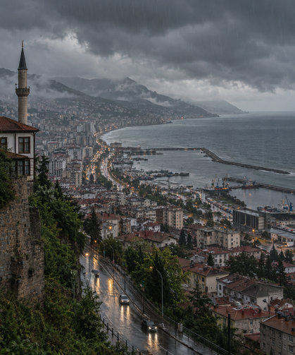 Trabzon’da Bugün Yağış Etkili Olacak