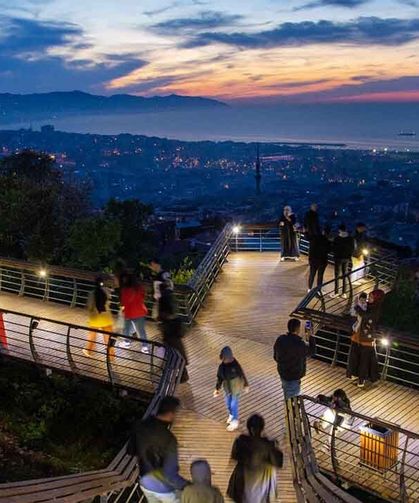 Volkan Konak Seyir Terası’na Yoğun İlgi