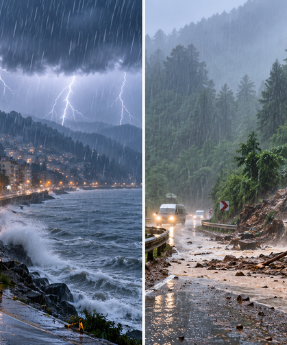 Doğu Karadeniz’de Kuvvetli Sağanak Bekleniyor