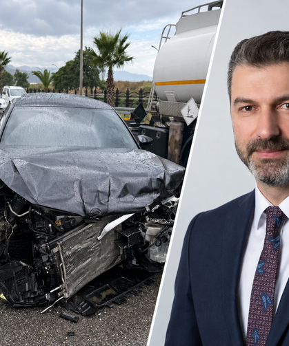 Trabzon’da Sezgin Mumcu Kaza Geçirdi