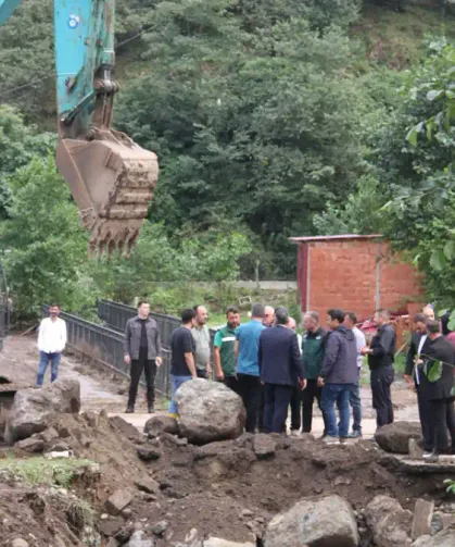 Giresun'da Şiddetli Yağış Sürüyor
