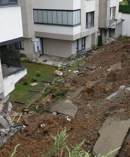 Trabzon’da Sağanak Sonrası Hasar Ortaya Çıktı