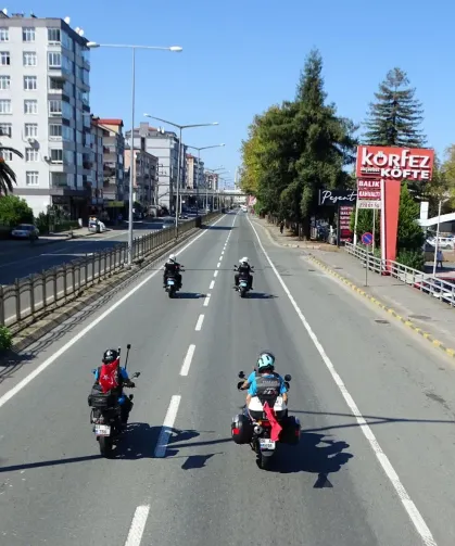 Trabzon’da Şehit ve Gaziler İçin Anlamlı Sürüş