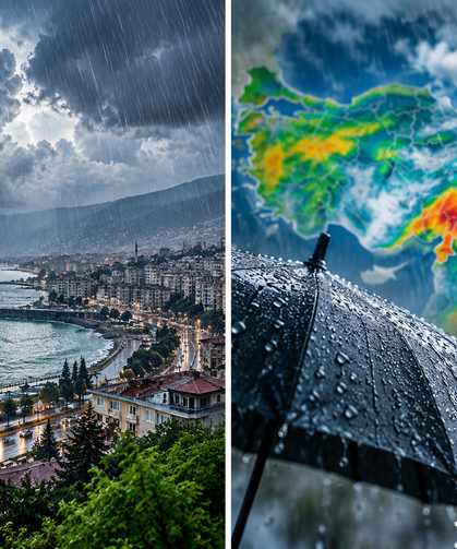 Trabzon’da Sağanak Yağış Bekleniyor