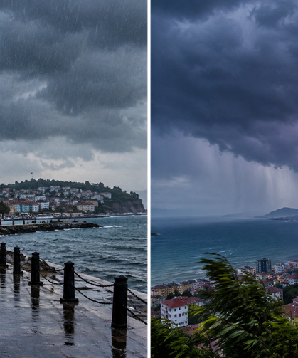 Trabzon’da Sağanak Yağış Etkili Olacak