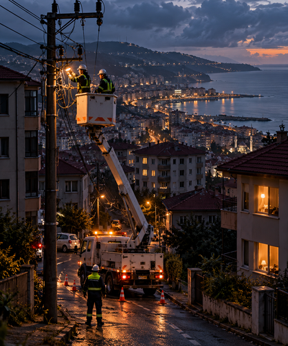 Trabzon’da 9 İlçede Elektrik Kesintisi