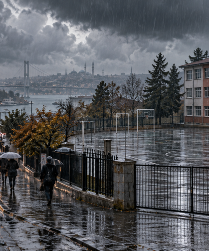 İstanbul’da 15 Ekim’de Okullar Tatil Edildi