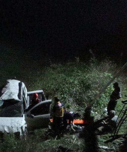 Araklı’da Cip Dereye Yuvarlandı: 5 Yaralı