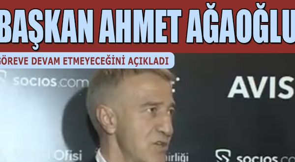 Kulüpler Birliği Toplantısı Sonrası Ahmet Ağaoğlu'nun Açıklamaları