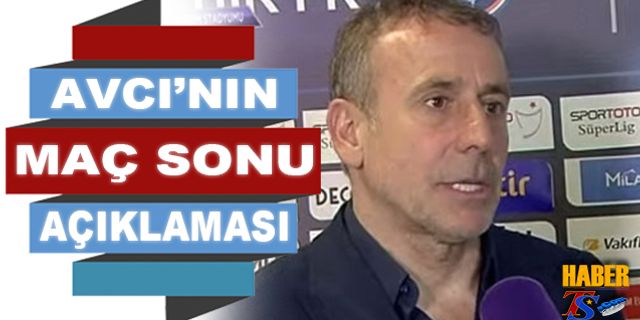 Abdullah Avcı'nın Maç Sonu Şampiyonlar Ligi İtirafı