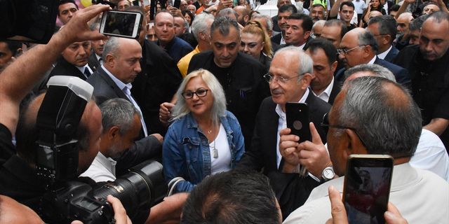 GİRESUN - CHP Genel Başkanı Kılıçdaroğlu esnafı ziyaret etti