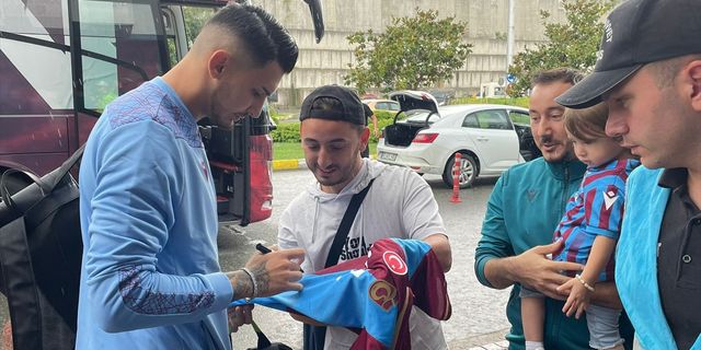 Trabzonspor kafilesi, Macaristan'a gitti
