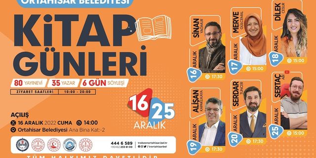 Trabzon'da "Kitap Günleri" Başladı!
