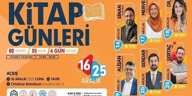 Trabzon Ortahisar'da Kitap Günleri düzenlenecek