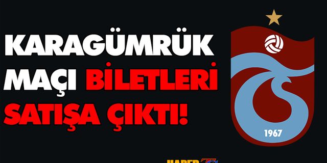 Vavacars Fatih Karagümrük - Trabzonspor Maçı Biletleri Satışa Çıktı