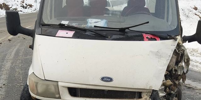 Zigana Dağı'nda yağan kar kazaya sebep oldu