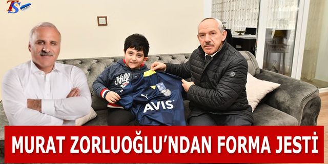 Murat Zorluoğlu'ndan Fenerbahçeli Burak'a Forma Jesti
