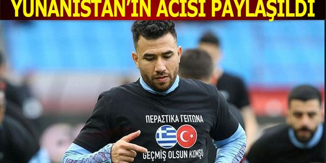 Trabzonspor Yunanistan'ın Acısını Paylaştı