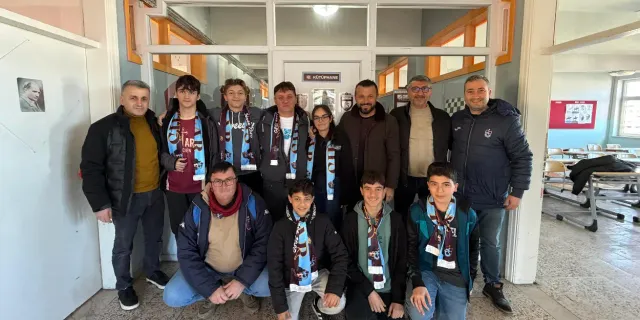 Trabzon’da Eğitime Anlamlı Destek Taraftarlardan Geldi