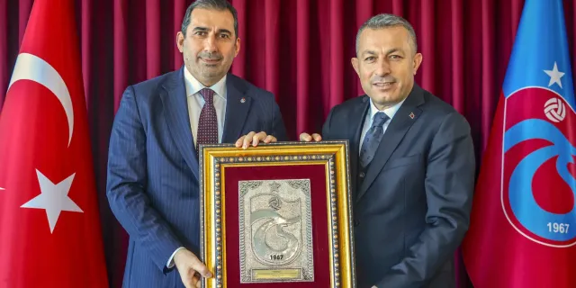 Vali Şahin’den Trabzonspor Kulübüne Ziyaret