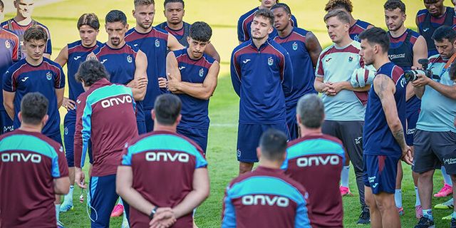 Trabzonspor Frankfurt Maçı Öncesi Çalıştı