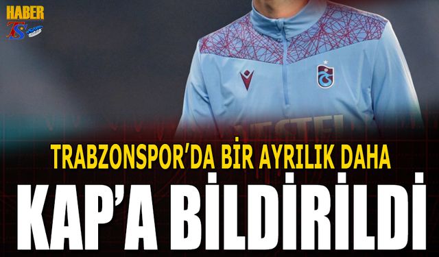 Trabzonspor Genç Futbolcuyla Yollarını Ayırdı