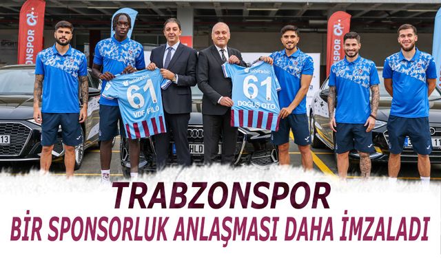 Trabzonspor Bir Sponsorluk Anlaşmasına Daha İmza Attı