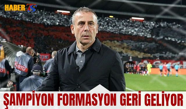 Şampiyon Formasyon Geri Geliyor