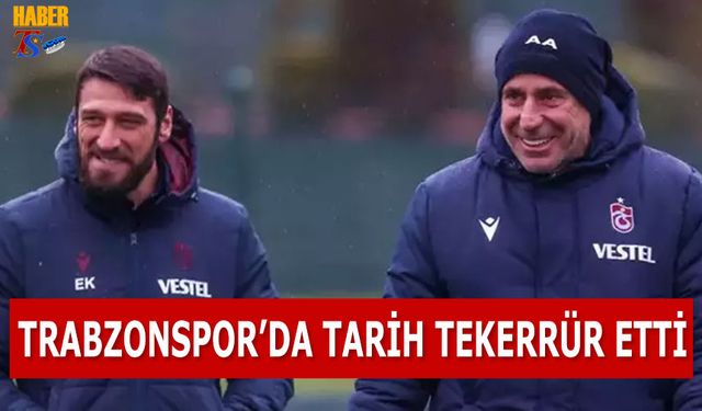 Trabzonspor'da Tarih Tekerrür Etti