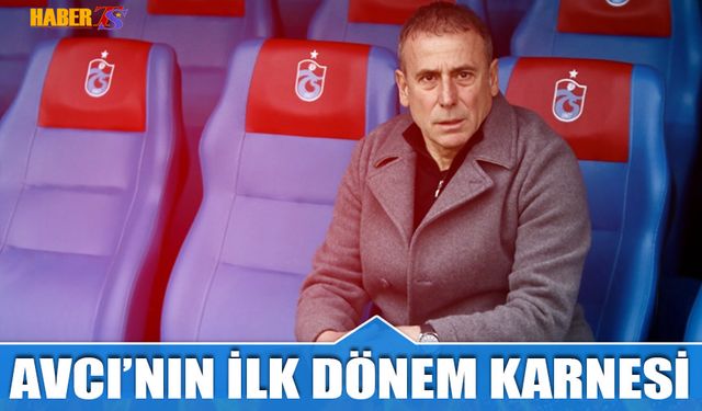 Abdullah Avcı'nın İlk Dönem Karnesi