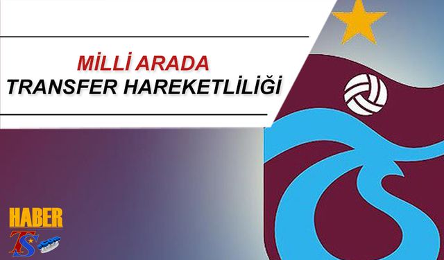 Milli Arada Trabzonspor'da Transfer Hareketliliği