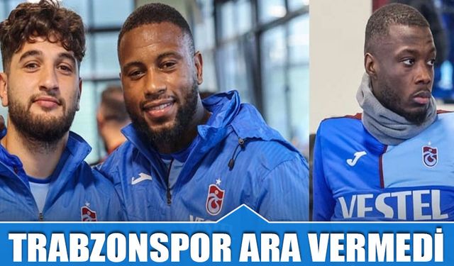 Trabzonspor Ara Vermeden Sivasspor Maçı Hazırlıklarına Devam Ediyor