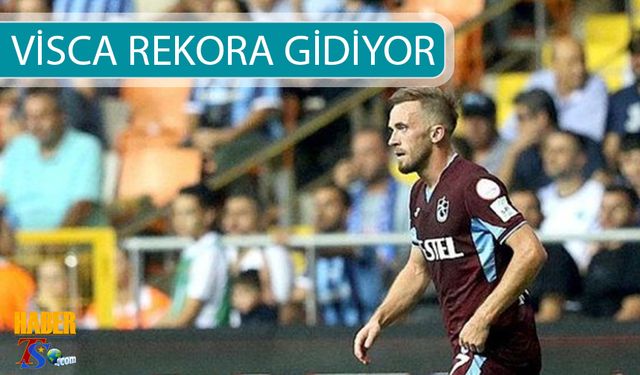Edin Visca Trabzonspor'da Rekora Gidiyor