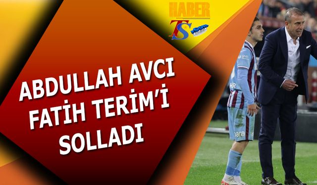 Abdullah Avcı Fırtınası Fatih Terim'i Solladı