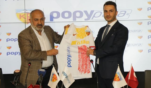 Popy Para Türk Futbolunun Yanında! Kayserispor'a sponsorluk anlaşması imzalandı