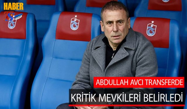 Abdullah Avcı Transferde Kritik Mevkileri Belirledi