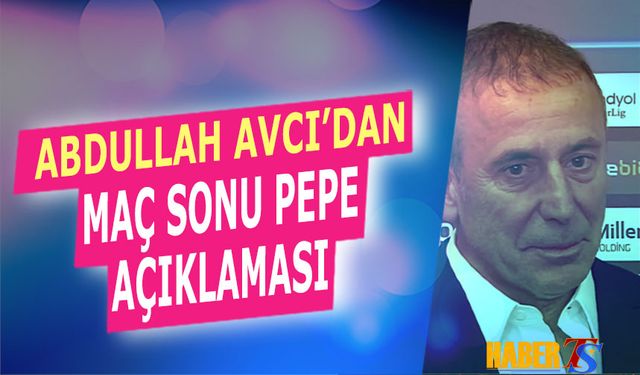 Abdullah Avcı'dan Maç Sonu Pepe Açıklaması