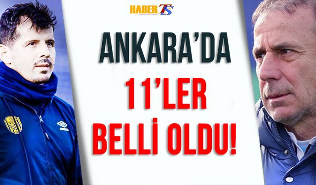Ankara'da İlk 11'ler Belli Oldu! İşte Abdullah Avcı'nın Tercihleri