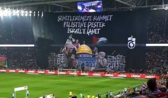 Trabzonspor Fenerbahçe Derbisinde Anlamlı Pankart