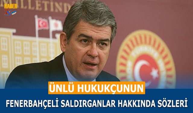 Ünlü Hukukçu Süheyl Batum'un Fenerbahçeli Saldırganlar Hakkında Sözleri
