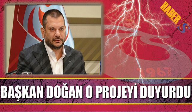Trabzonspor Büyükşehir'den Talep Etti! Başkan Doğan Açıkladı