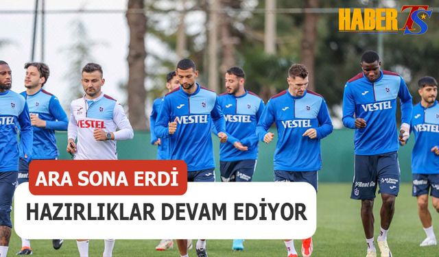 Trabzonspor'un Sivasspor Hazırlıkları Devam Ediyor