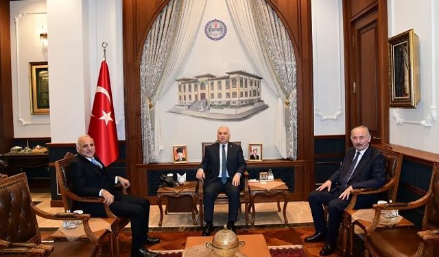 Murat Zorluoğlu, Vali Aziz Yıldırım'ı Ziyaret Etti