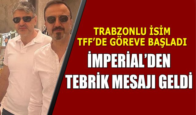 TFF'de Göreve Başlayan Ömer Demir İçin Mehmet Çelebi'den Tebrik Mesajı