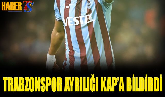 Trabzonspor Baniya'yı KAP'a Bildirdi