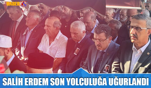 Salih Erdem Trabzon'da Son Yolculuğa Uğurlandı