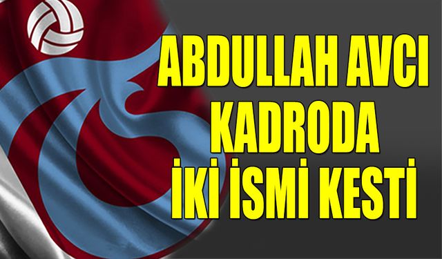 Trabzonspor'un Yeni Transferi Bugün İlk Kez Kadroya Dahil Oldu