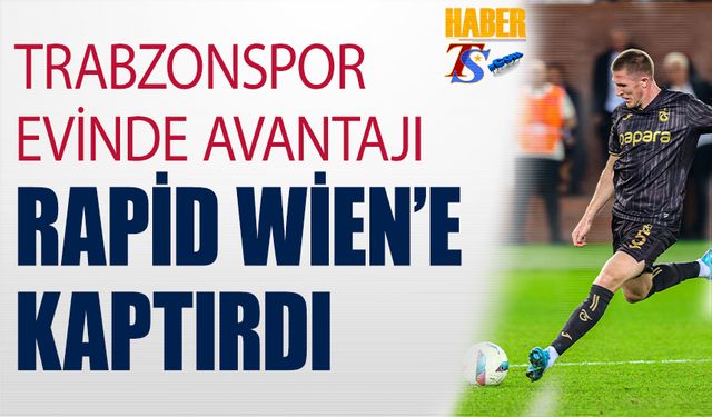 Trabzonspor Evinde Avantajı Rapid Wien'e Kaptırdı