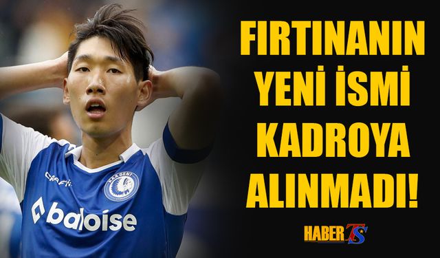 Trabzonspor'un Yeni Transferi Hyun-seok Hong Kadroya Alınmadı!